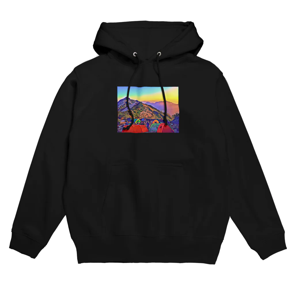 BjjBa4のカラフルテント3 Hoodie