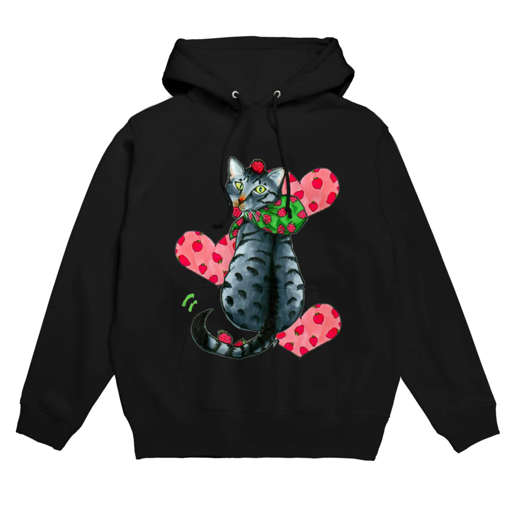 miku'ꜱGallery星猫のいちご大好きにゃんこ Hoodie