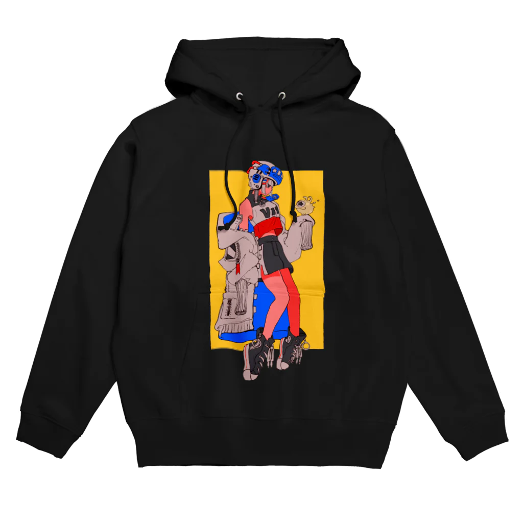 ニュータウンのヘッドギアガール Hoodie