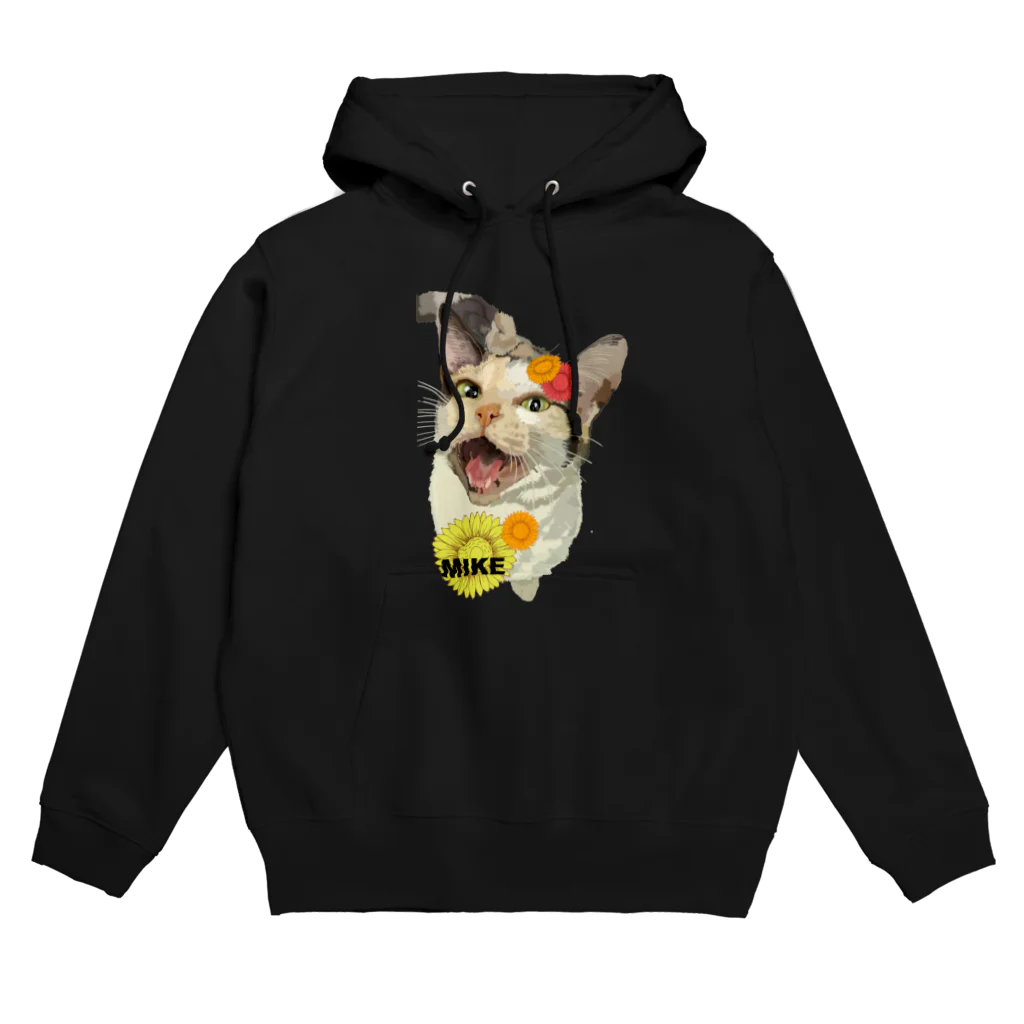 sasa9"のひまわりミケちゃん Hoodie