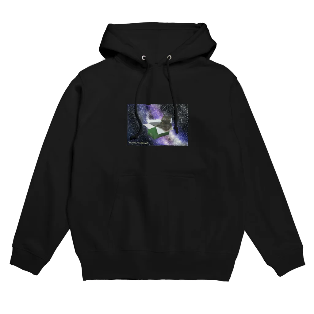 ＭＯＮＡＣＡＣＨＵＫＵＷＡのダンボール宇宙CAT Hoodie