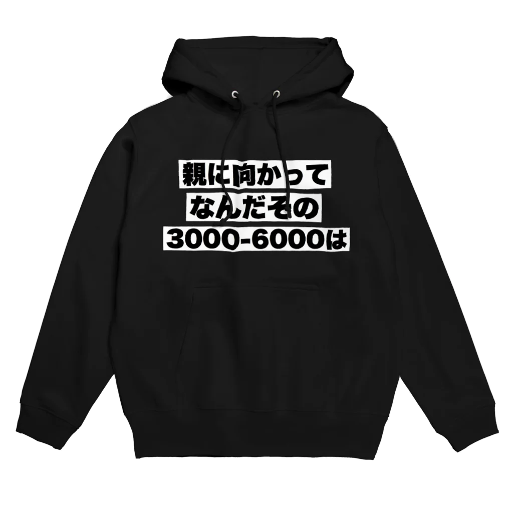 ゆるいぐっずを生み出す母の親に向かってなんだその3000-6000は パーカー