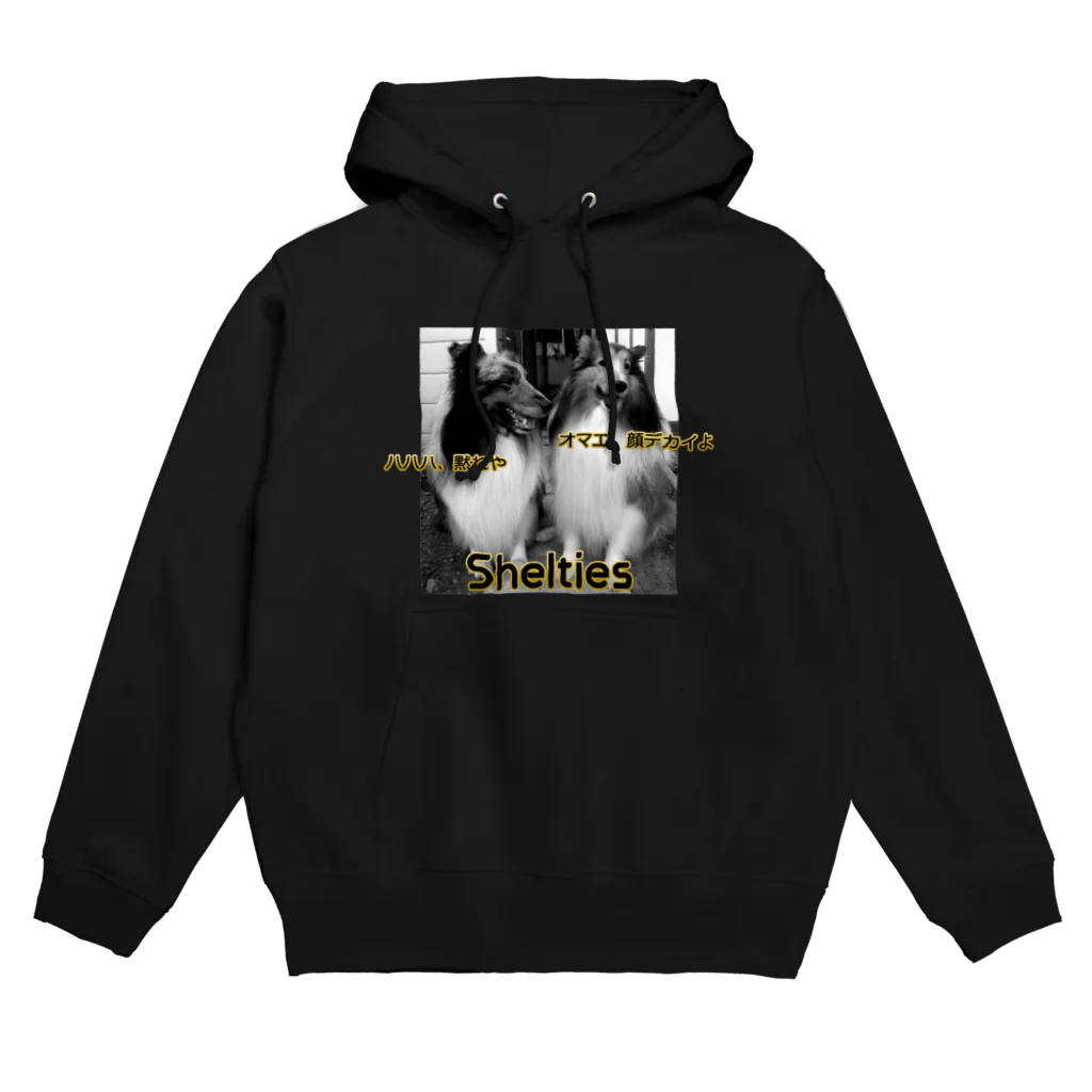 TAKUYA DESIGN WORKSのShelties-顔デカ誹謗 J ver. Hoodie