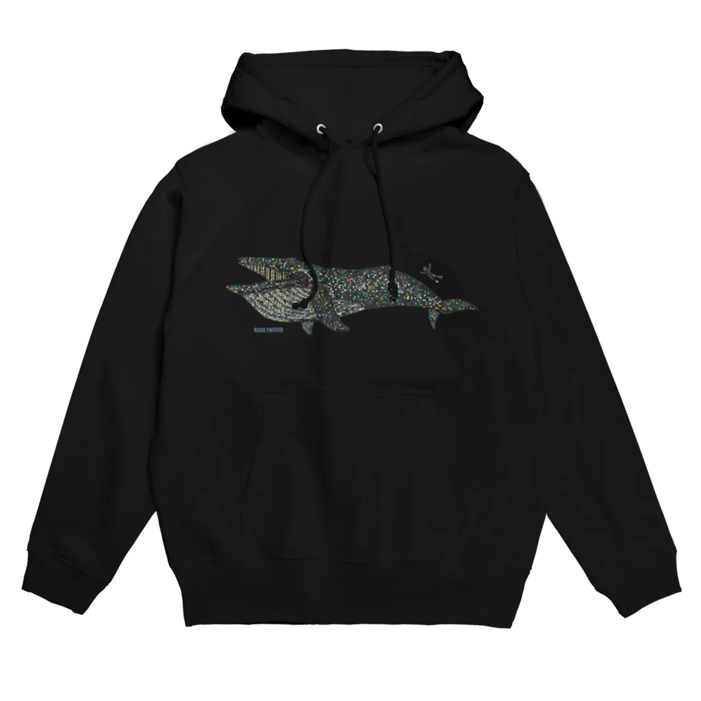 backpackerのタイルのナガスクジラ Hoodie