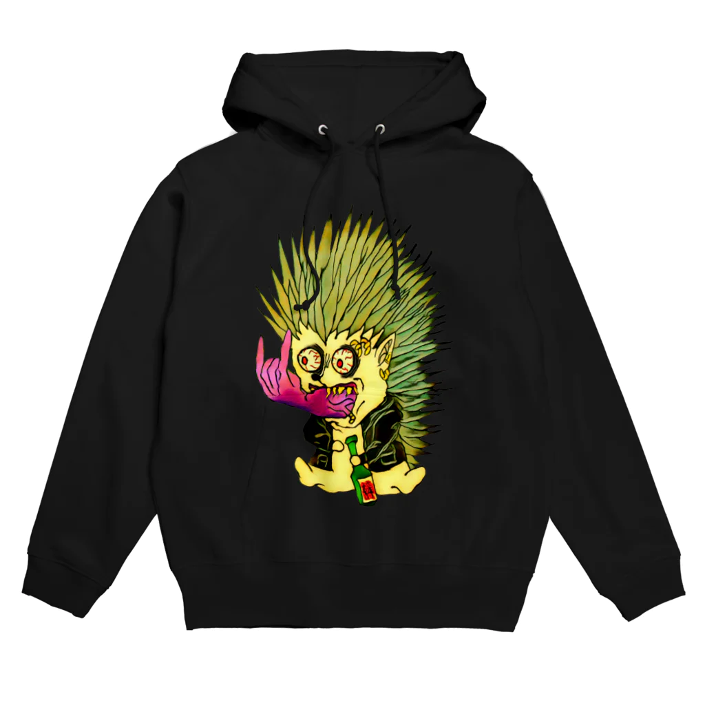 🤘メロイック本舗🤘のメロイック・ヘジホグ Hoodie