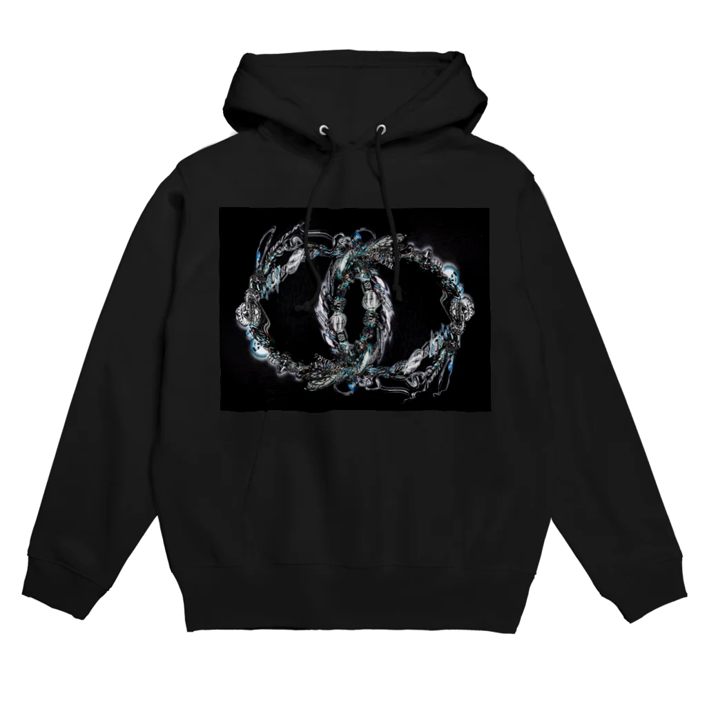 DIMADARA BY VULGAR CIRCUSのUROBOROS/DB_32ua Hoodie