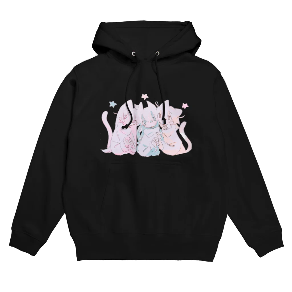 ゆーきんの絵ぐっずのねこんぺいと Hoodie