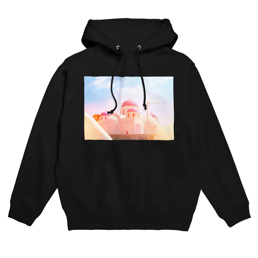 NEON LIGHT STARSのサントリーーニ Hoodie