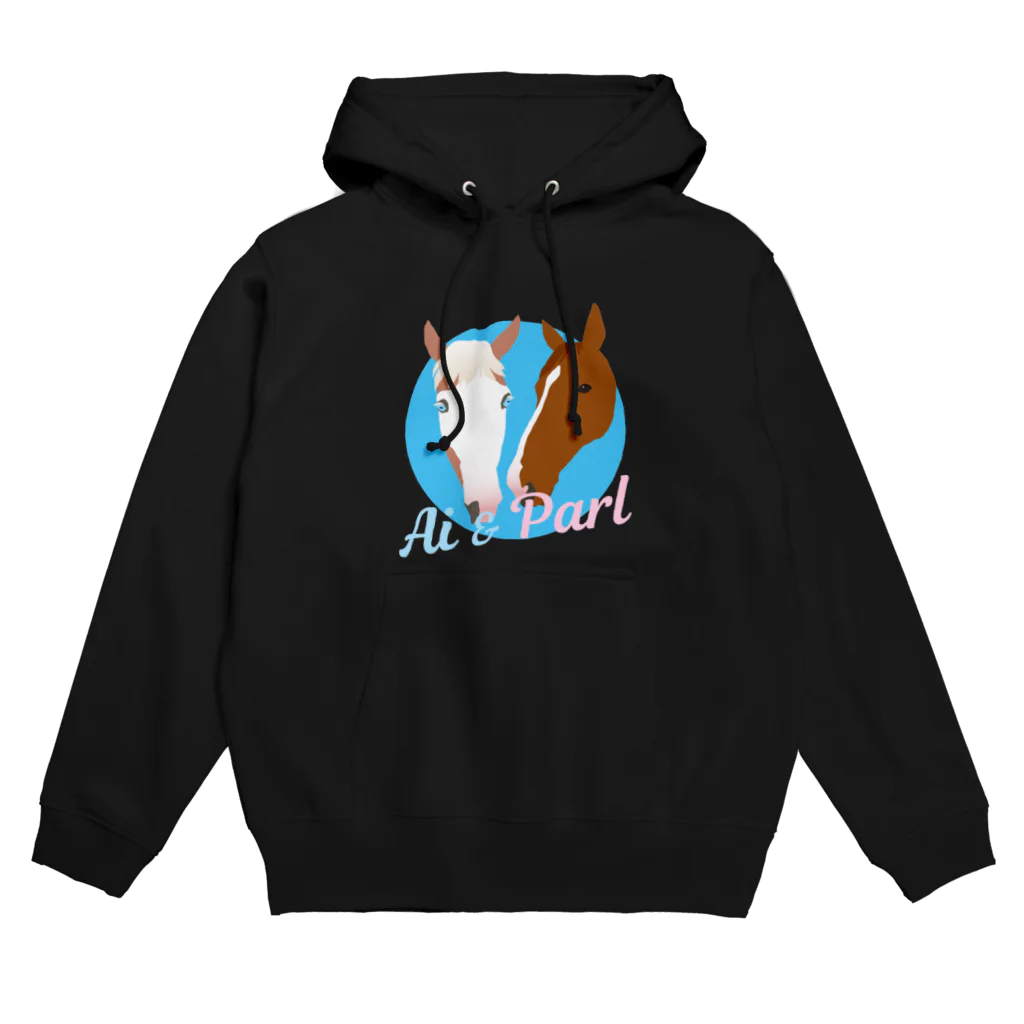 アイパール事務局の馬アイ、パールキャラクターグッズ Hoodie