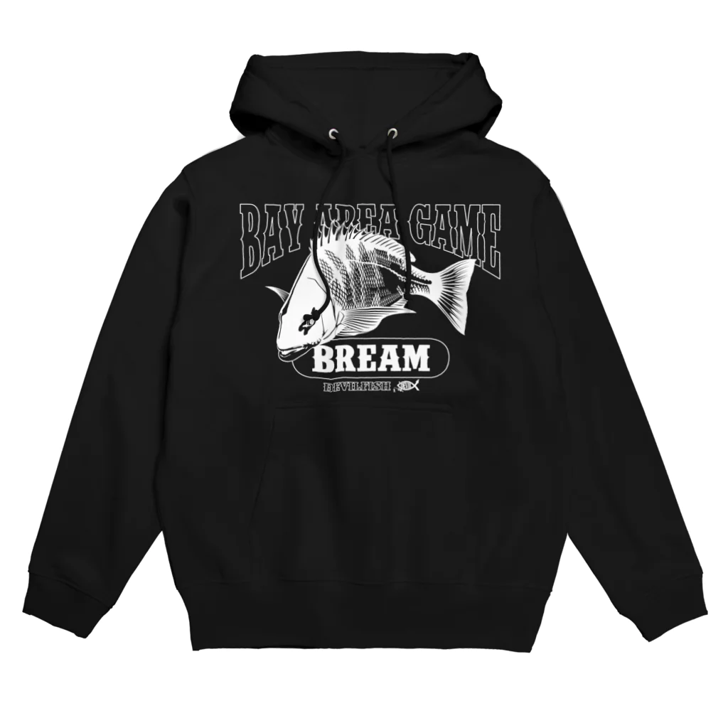 X-DEVILFISHのBREAM(黒鯛)パーカー Hoodie