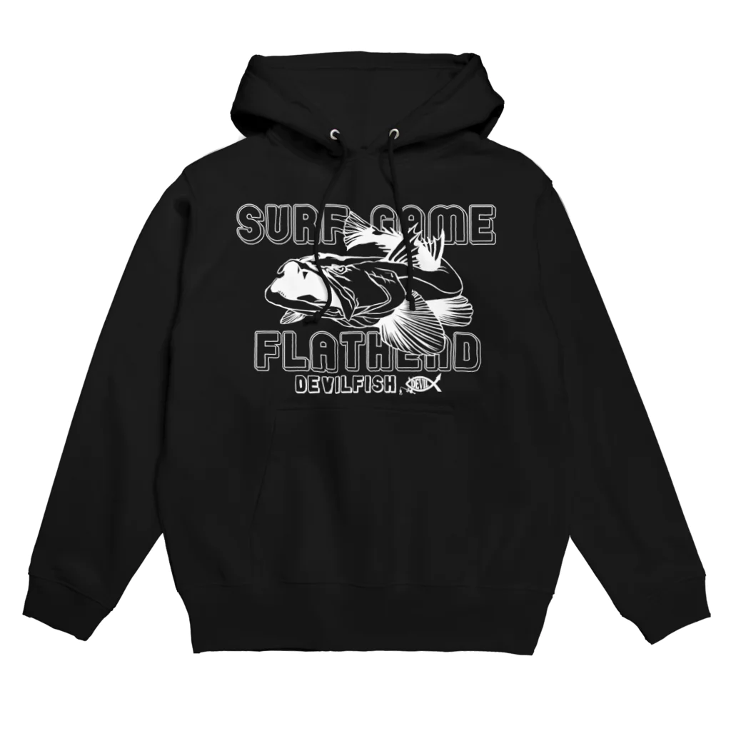 X-DEVILFISHのFLATHEAD（マゴチ）パーカ Hoodie