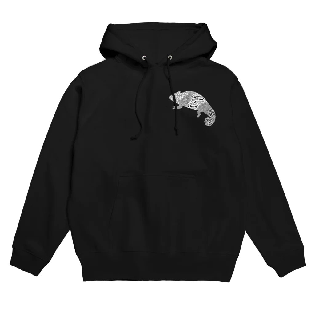 新谷べにのパンサーカメレオン白＋ Hoodie