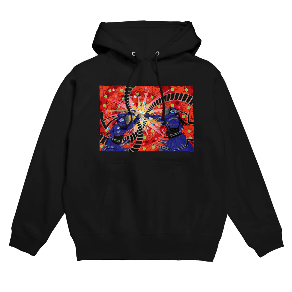 伊勢守 isenokami  剣道 x 日常  kendo inspired.のLife with Kendo (motion graphic) Hoodie