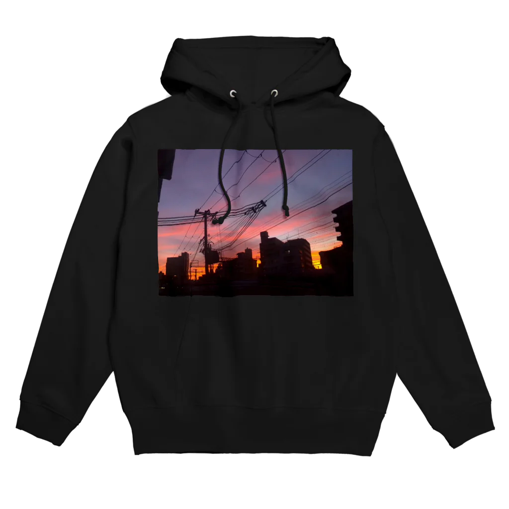 NagamiPoppyの夕焼け Hoodie