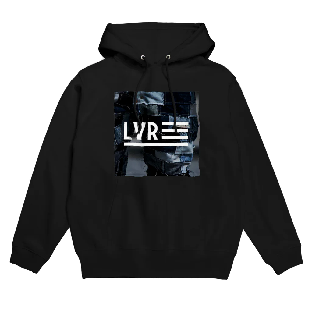 LVRhasegawaのデニムロゴ Hoodie