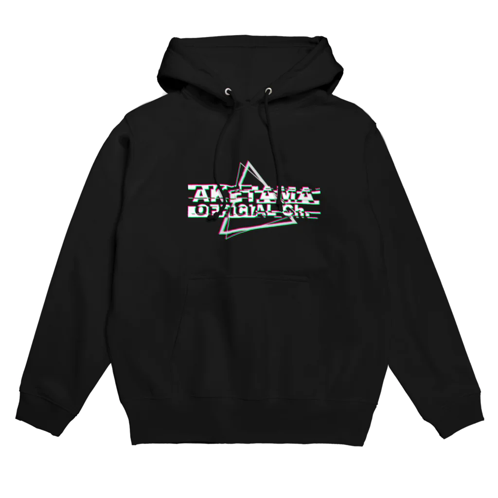 AKETAMA OFFICIAL GOODSのあけたま_グリッチ(白) Hoodie