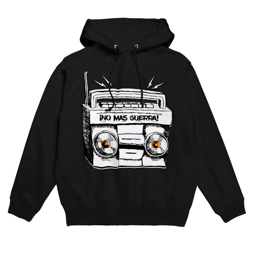 Rebel One RadioのNo Más Guerra / No More War  Hoodie