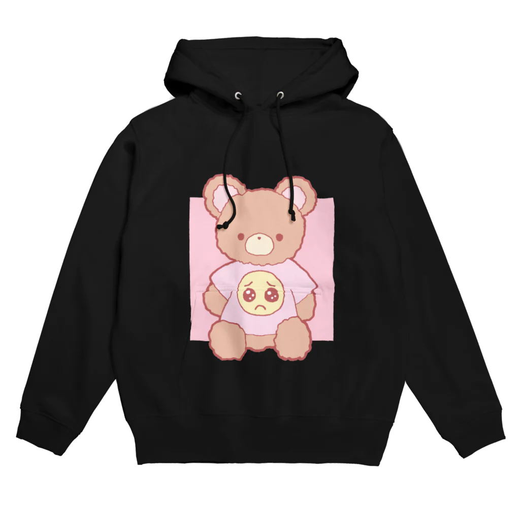 かわいいもののおみせ　いそぎんちゃくのぴえんTシャツくまさん Hoodie