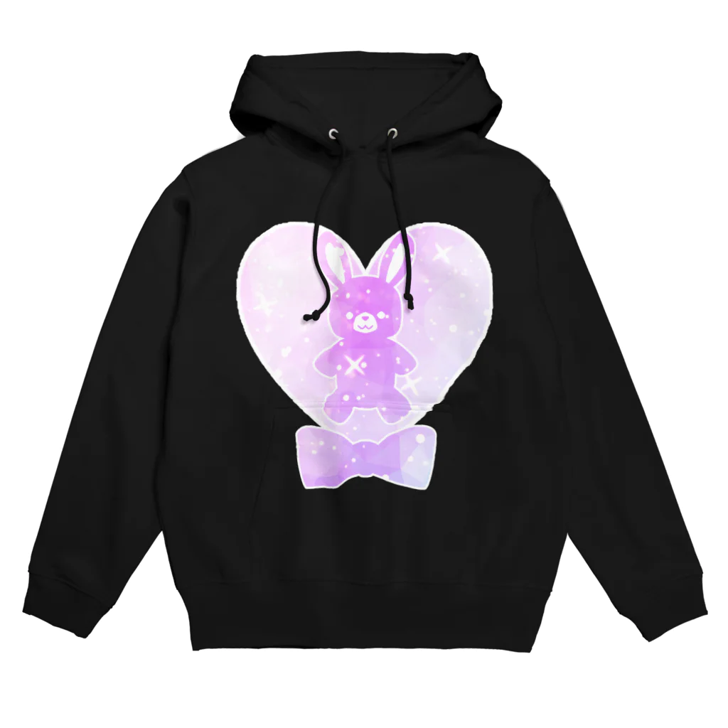 かわいいもののおみせ　いそぎんちゃくのゆめかわうさぎハート Hoodie