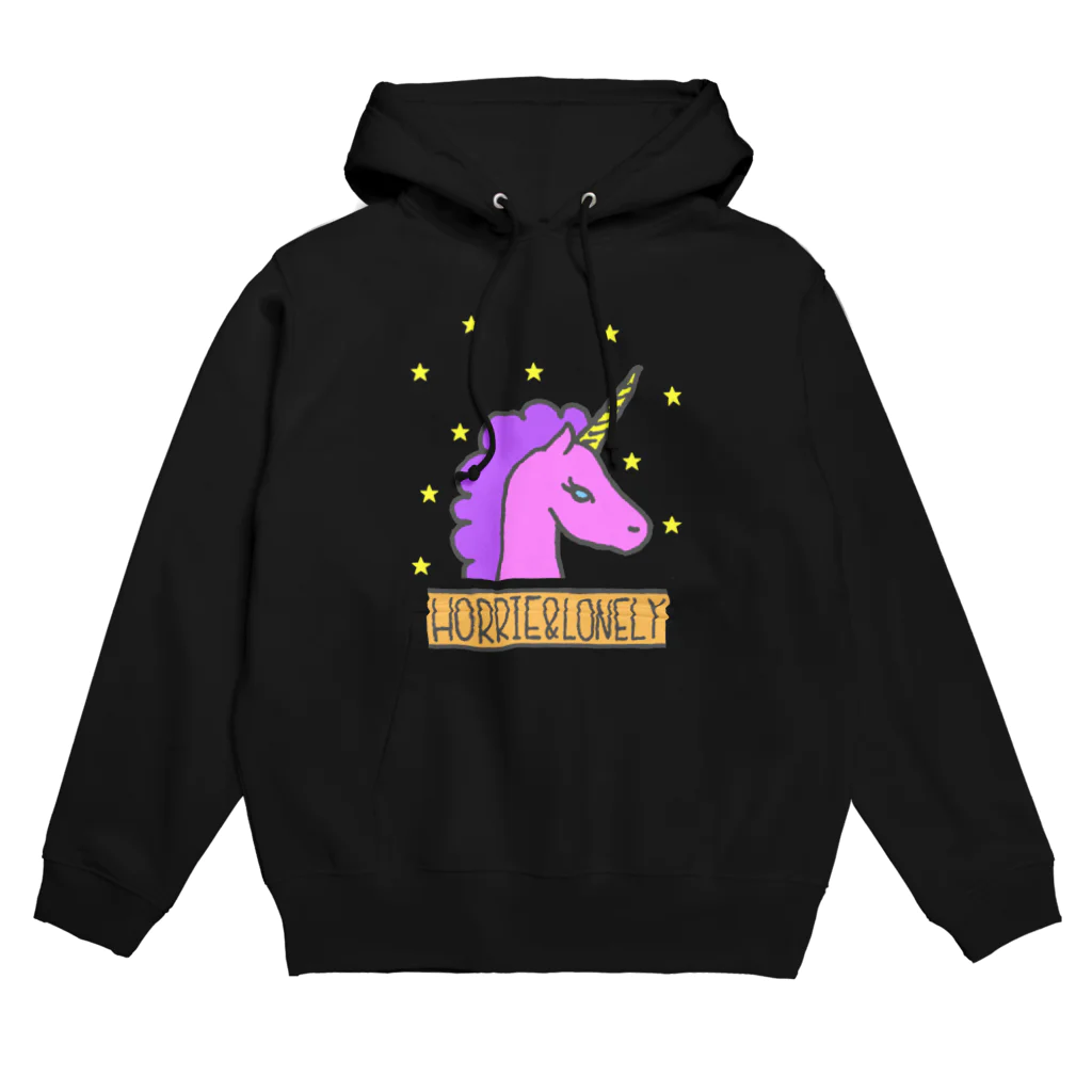 MY LONELY SPACEのSweet Dream Unicorn (Pink) パーカー