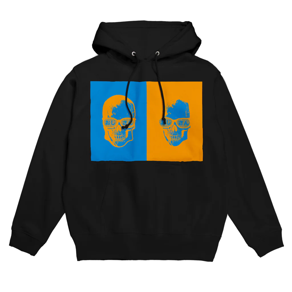 PIXEL SCREENのSkull Glasses Hoodie