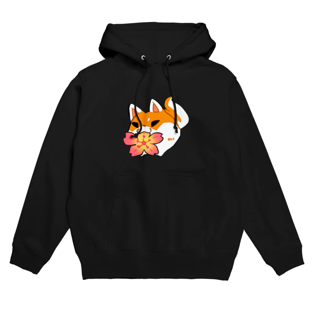 墨吉ぽち狐の桜もちぽ Hoodie