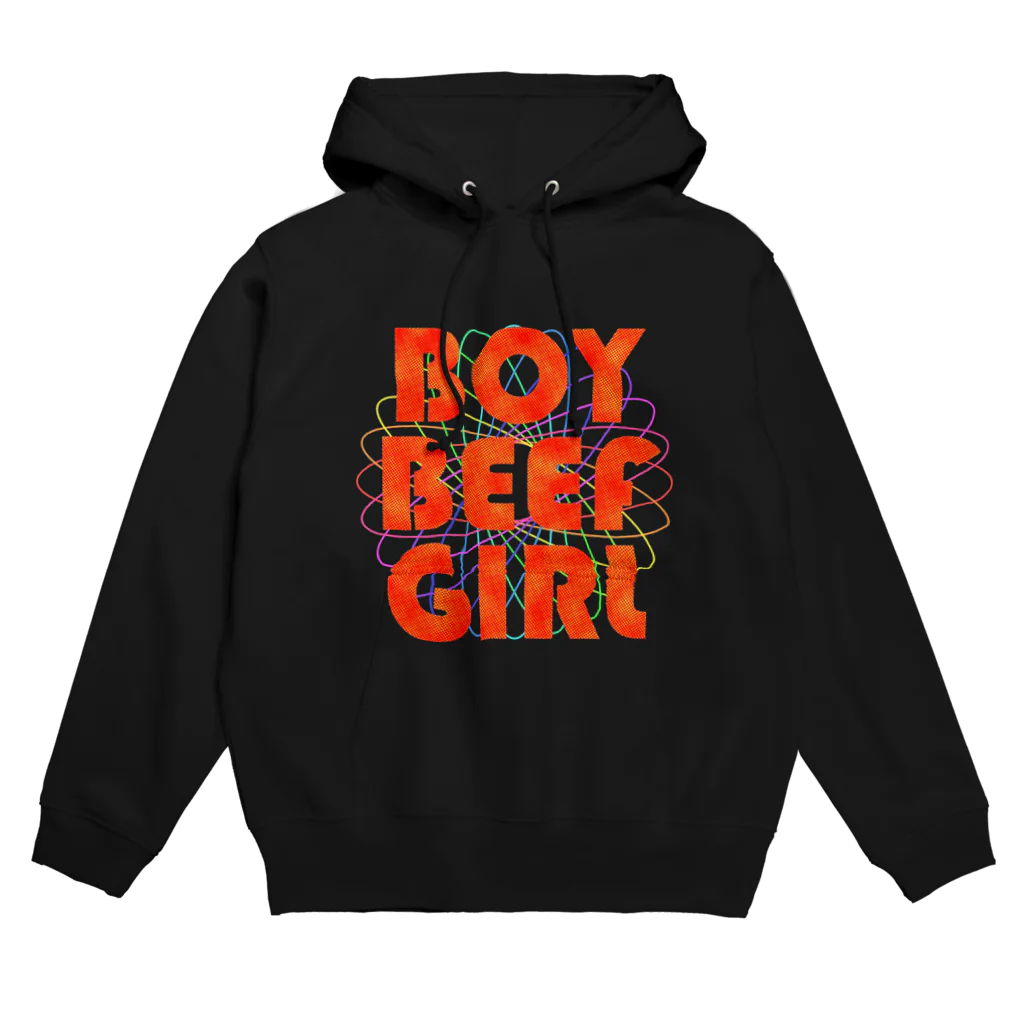 牛のTシャツ屋のBOY BEEF GIRL パーカー