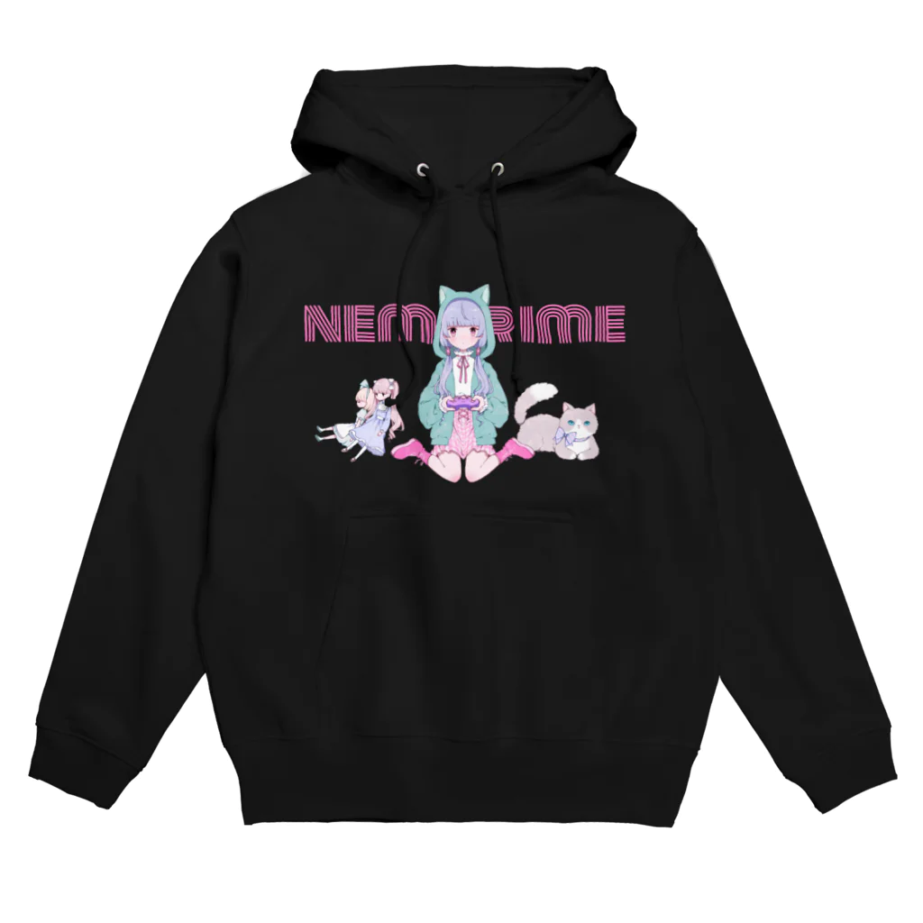 きゃわわ村ねむりめ商店の少年よねむりめを抱け Hoodie