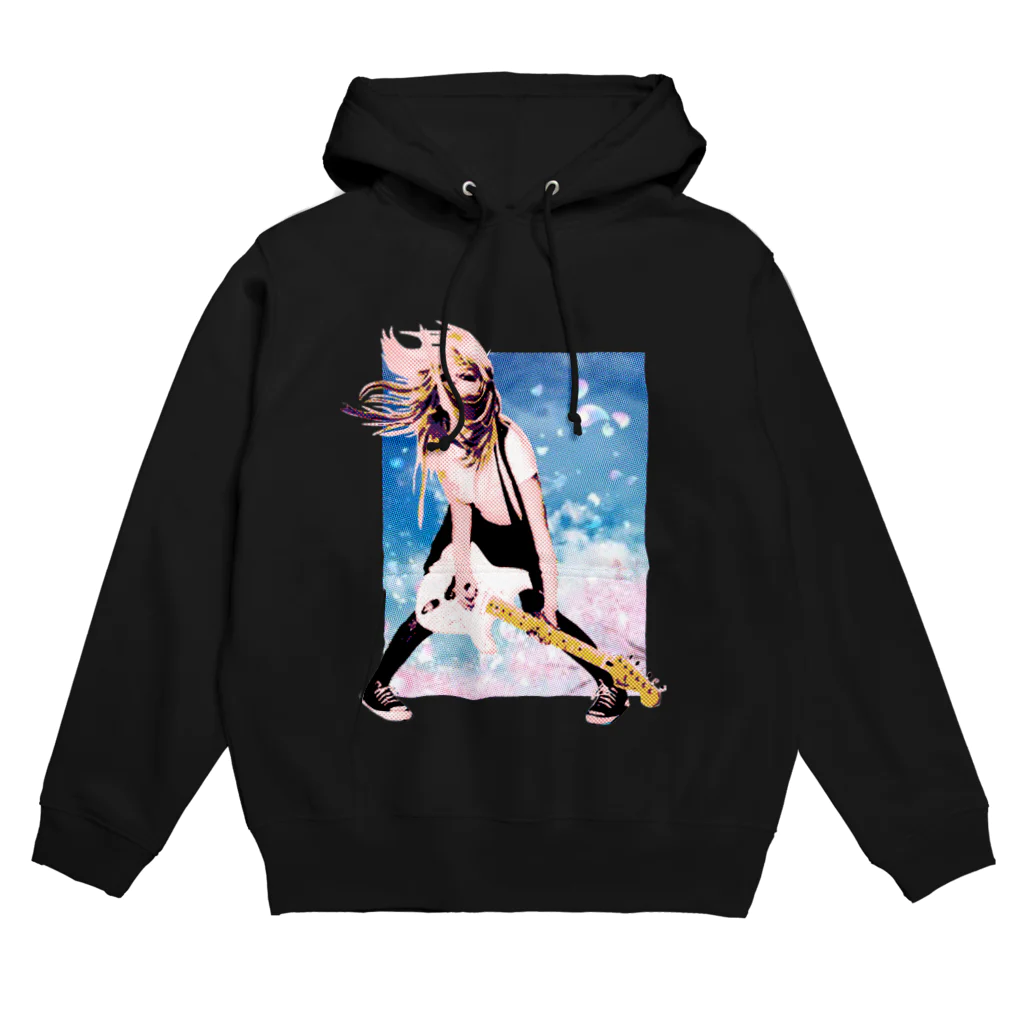 やまびこやまのギターガール(B01)002 Hoodie