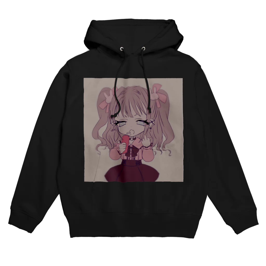 風見どりの地雷系うさちゃん Hoodie