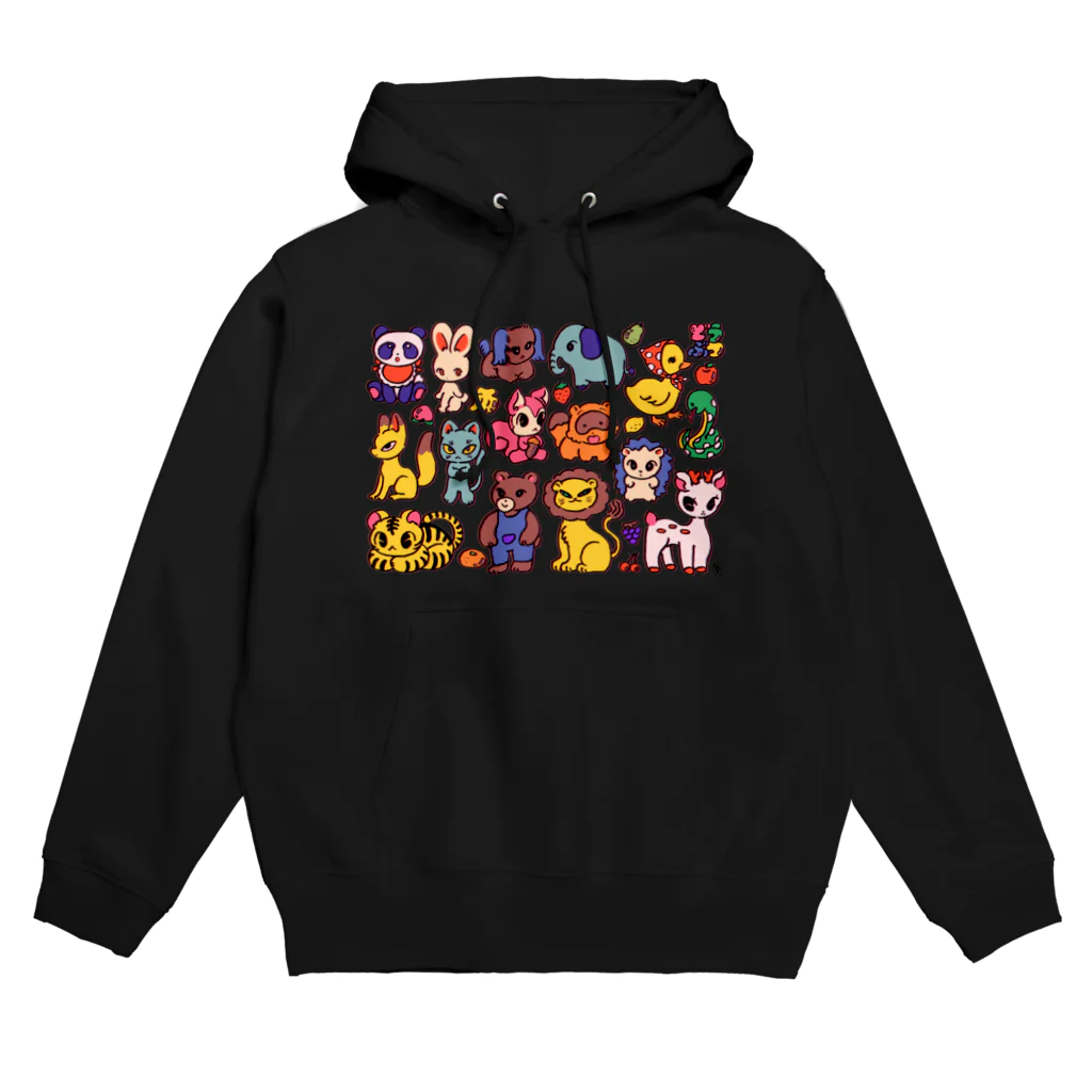 中村杏子のデフォルメどうぶつ Hoodie