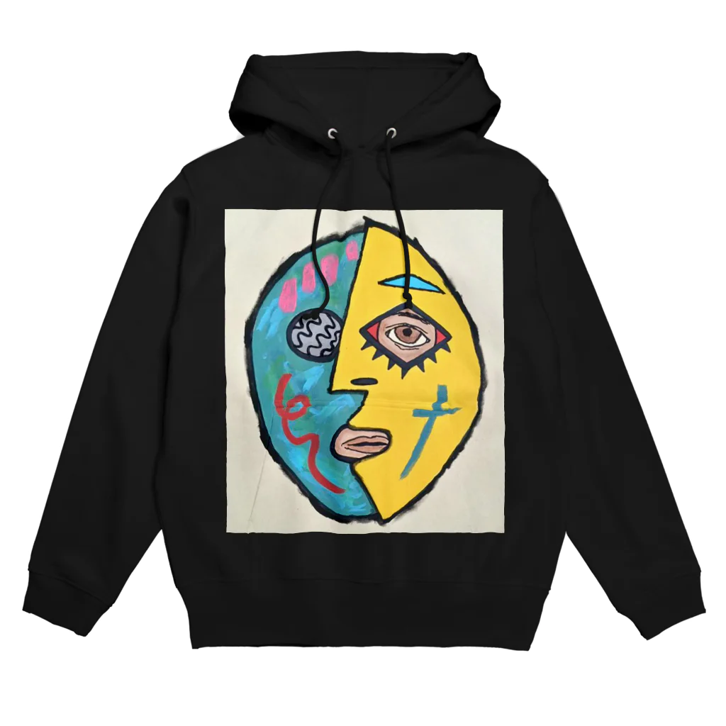 ▲i◎(aimal)のピカソマスクマン Hoodie