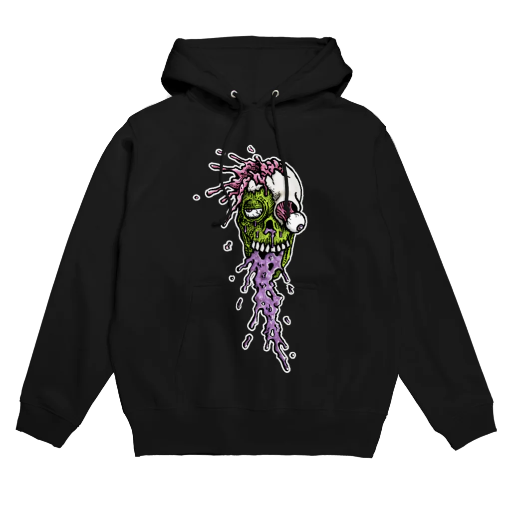 MackToons A.K.A カキ天のPuke Skull!!!!!!! Hoodie