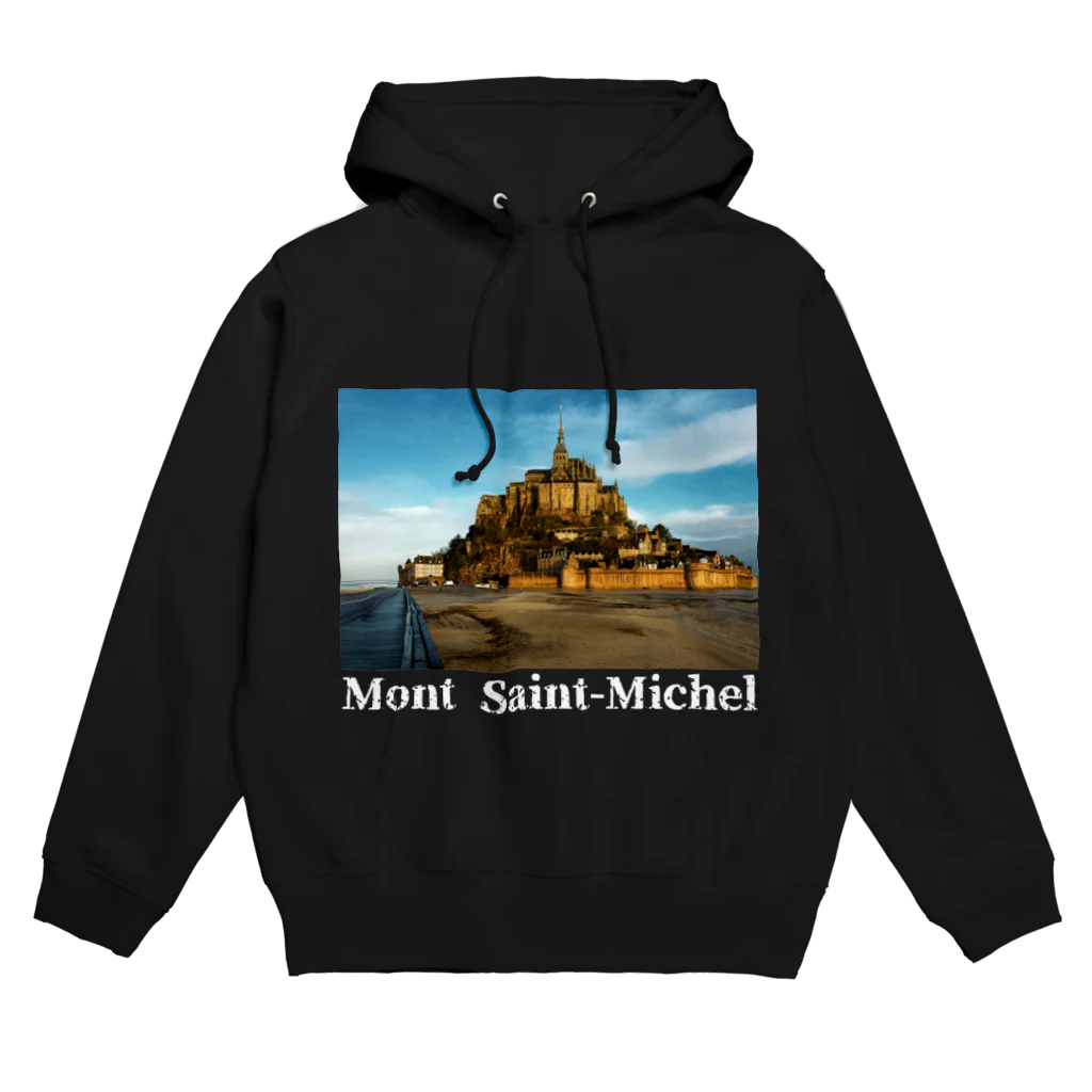 そろ日和別館（世界の風景グッズ）の早朝のモンサンミッシェル Hoodie