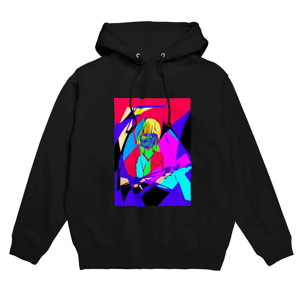 鶴見八幡堂の鮮やか少女 Hoodie