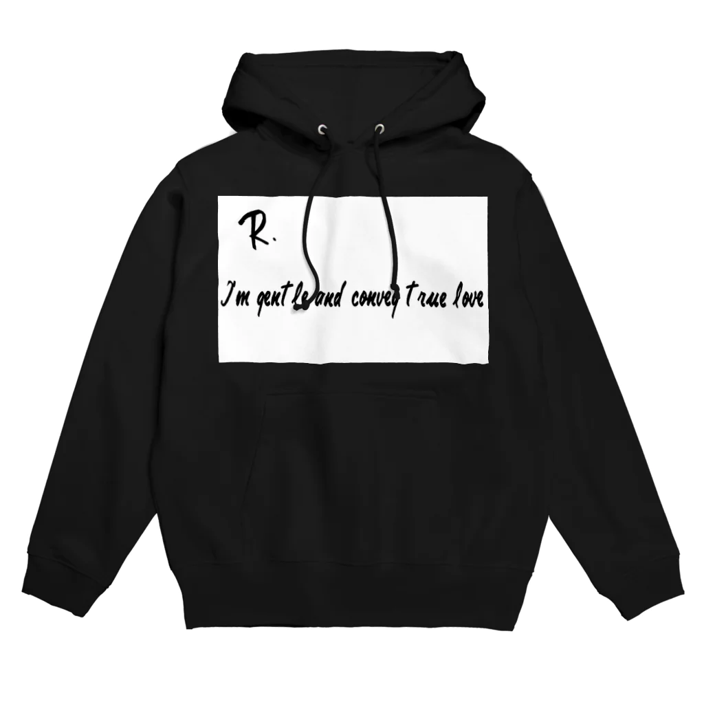 BLACK DRESSのI’m gentle and convey true love Hoodie