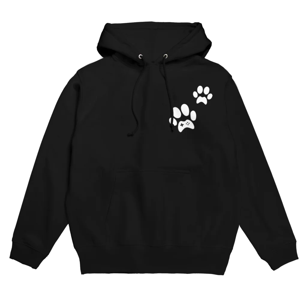 ぞっくまちゃんねるグッズのちゃんねるロゴ入り衣類A (濃色系) Hoodie