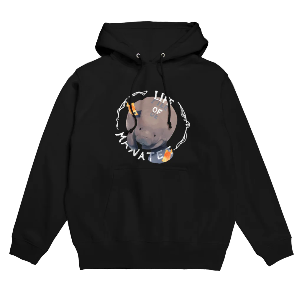 YouStoreのLife of Manatee ライフ・オブ・マナティー Hoodie