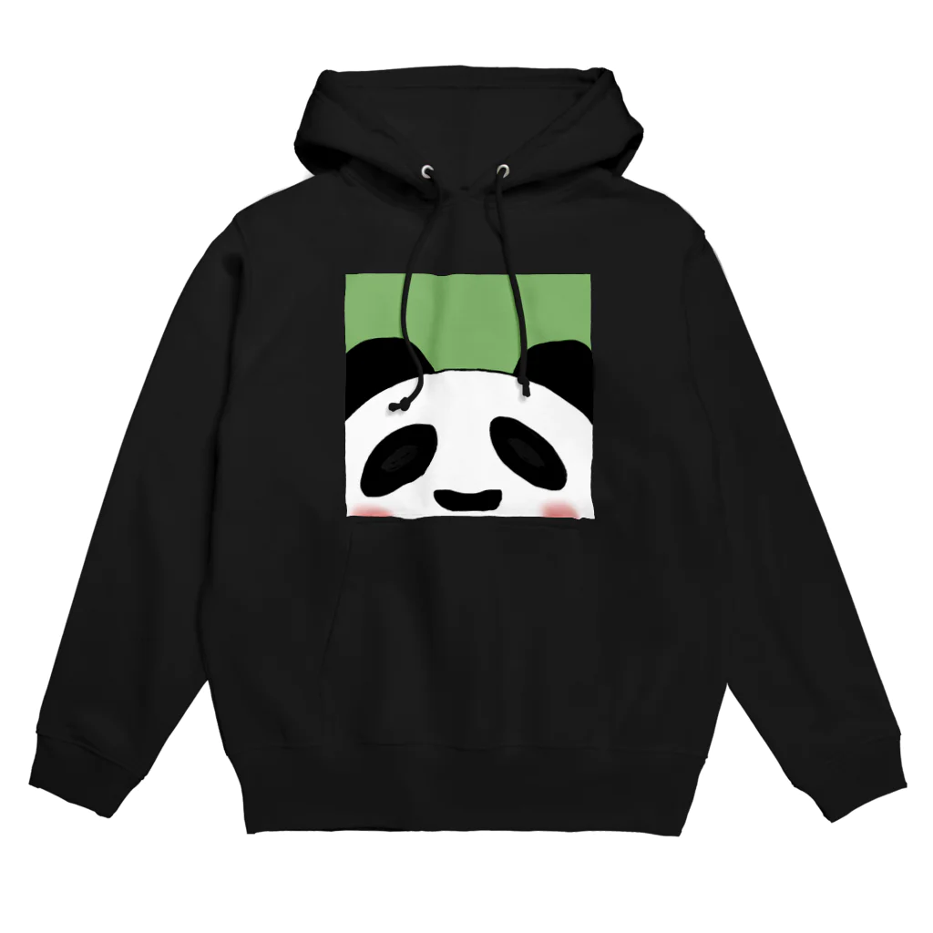 あんなちゅらるの照れパンダの余白 Hoodie