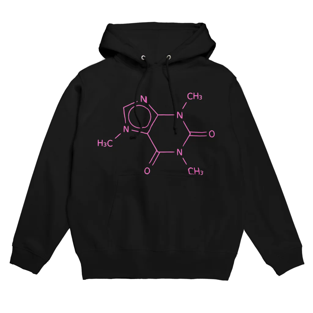 分子構造のカフェインの分子構造 Hoodie