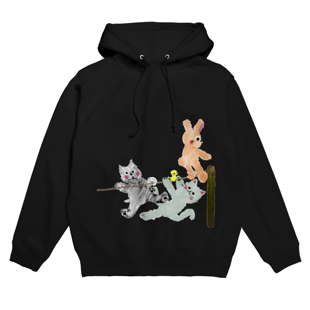 ʚ一ノ瀬 彩 公式 ストアɞの甘えん坊全員集合！【ゆめかわアニマル】 Hoodie