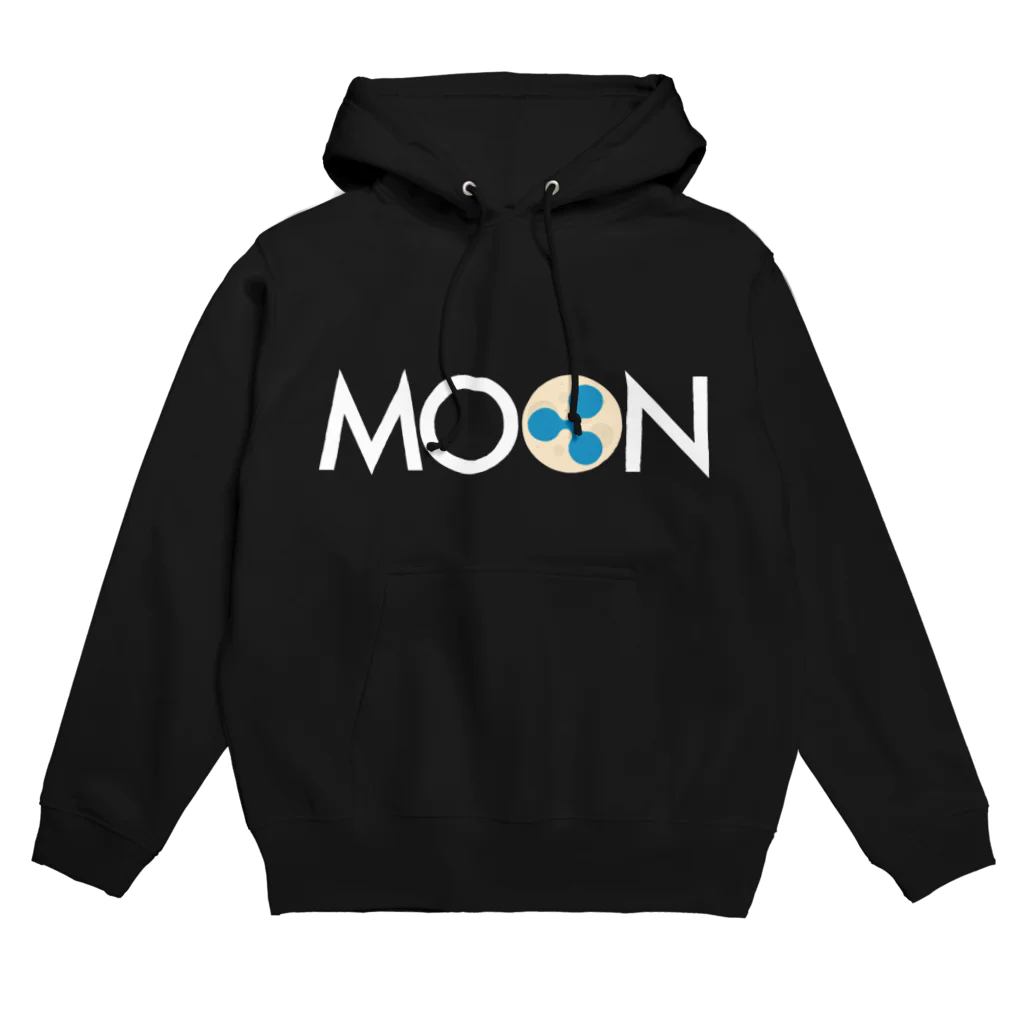 TROPiCALViBESのMOON XRP Whitefont Hoodie