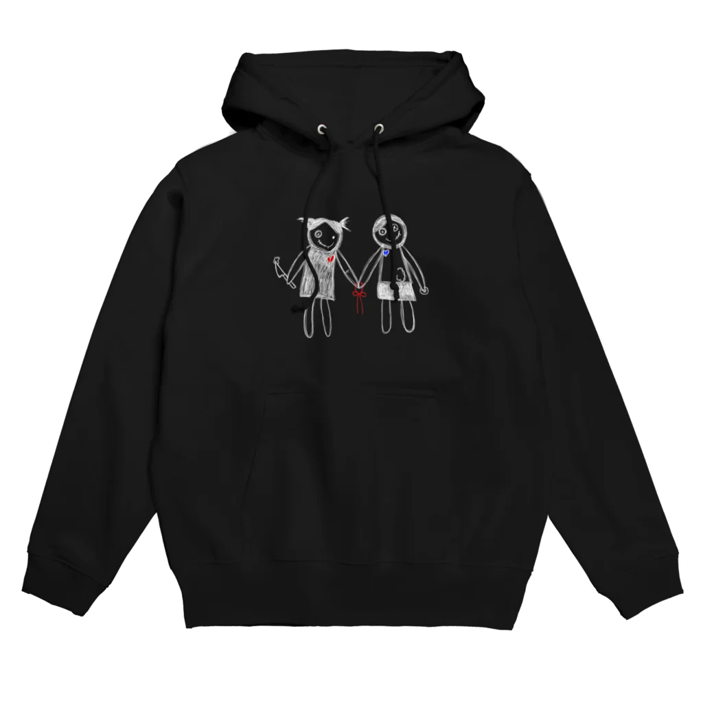 PULL OUTのずっと一緒_ホワイト Hoodie