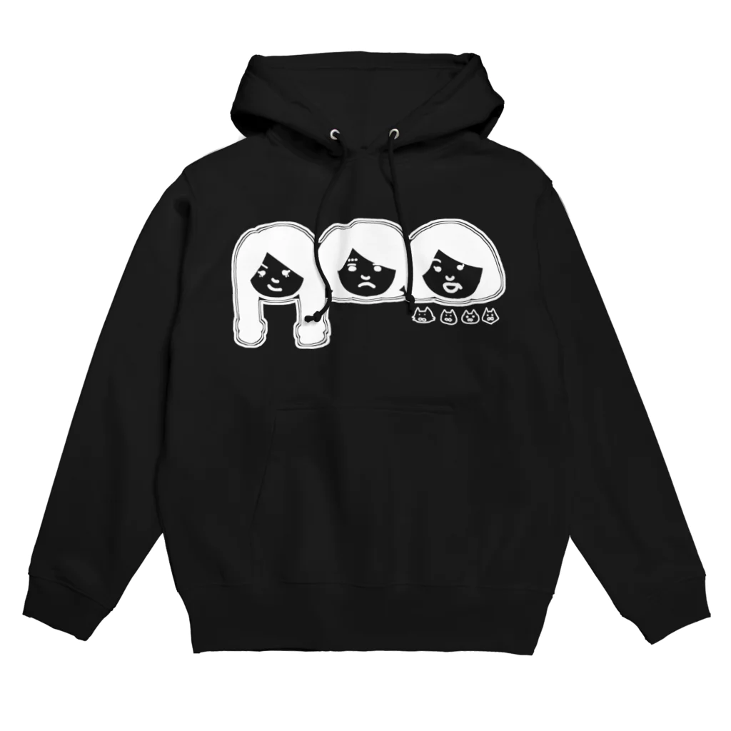 猫川のねこのKAZOKUSHIRO Hoodie