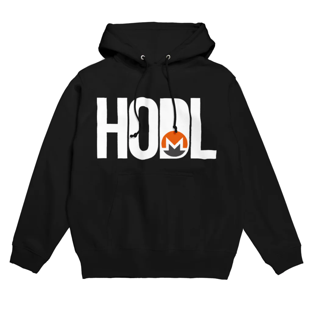 TROPiCALViBESのHODL XMR whitefont パーカー