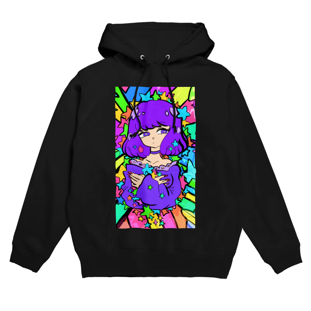 RUVISHのカラフル･スター Hoodie