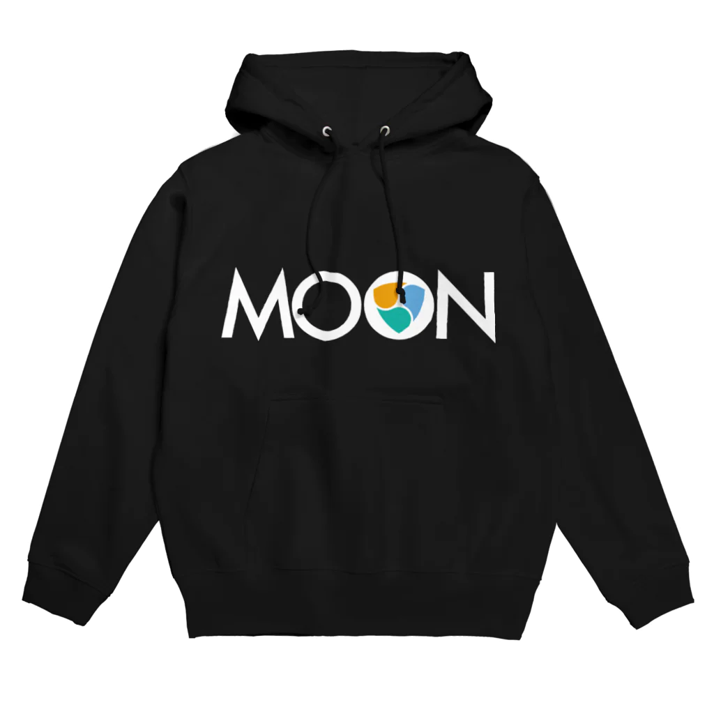 TROPiCALViBESのMOON XEM whitefont Hoodie