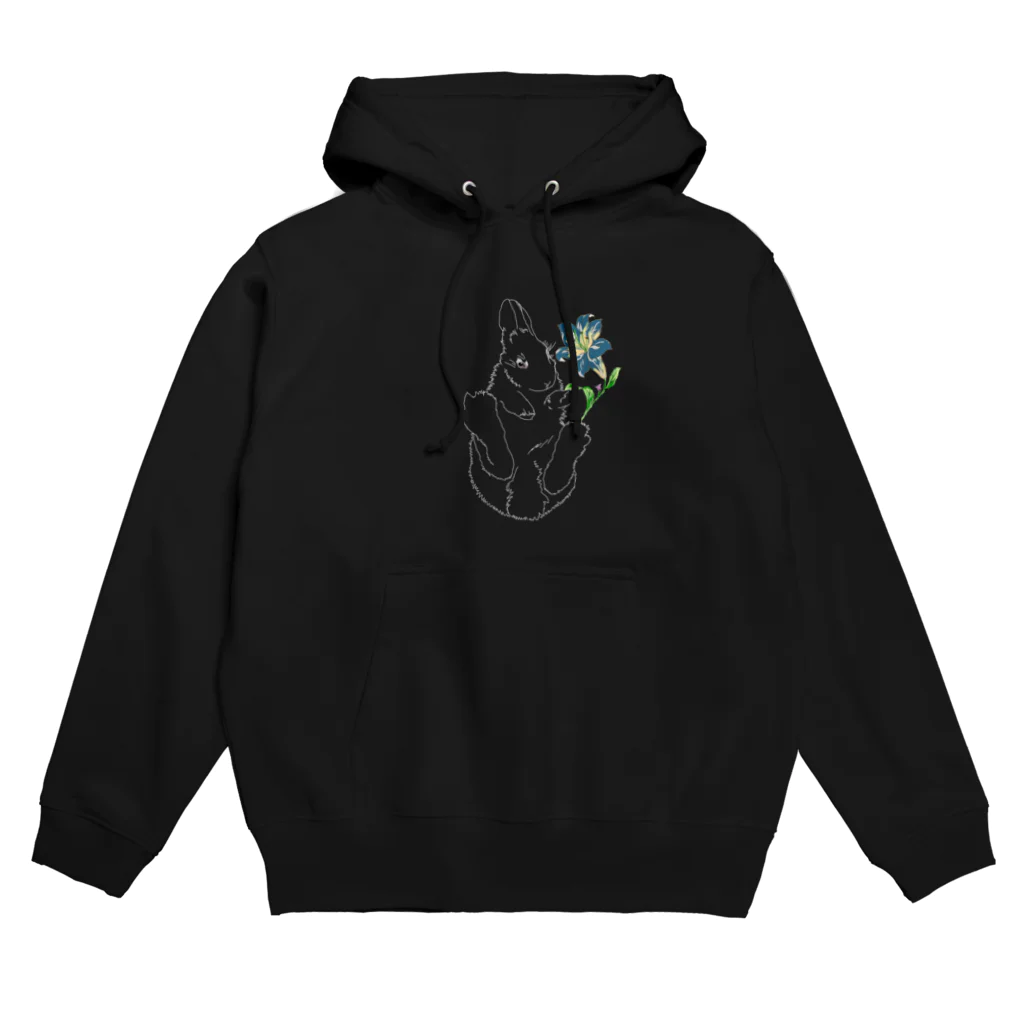 せとかうさぎ♡のお腹出しうさぎ(白枠ver) Hoodie