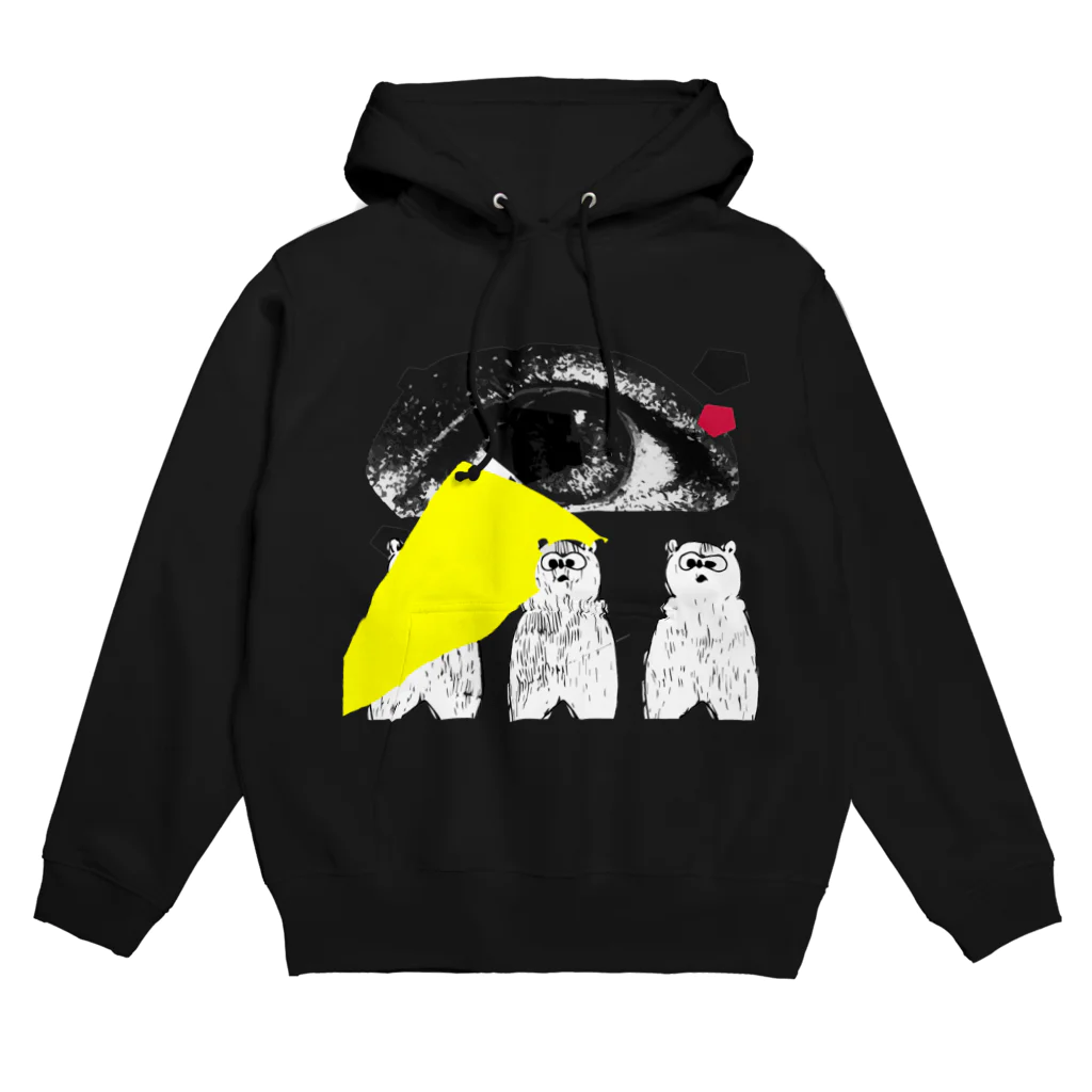 丸山マルコのアイくまトリオ Hoodie