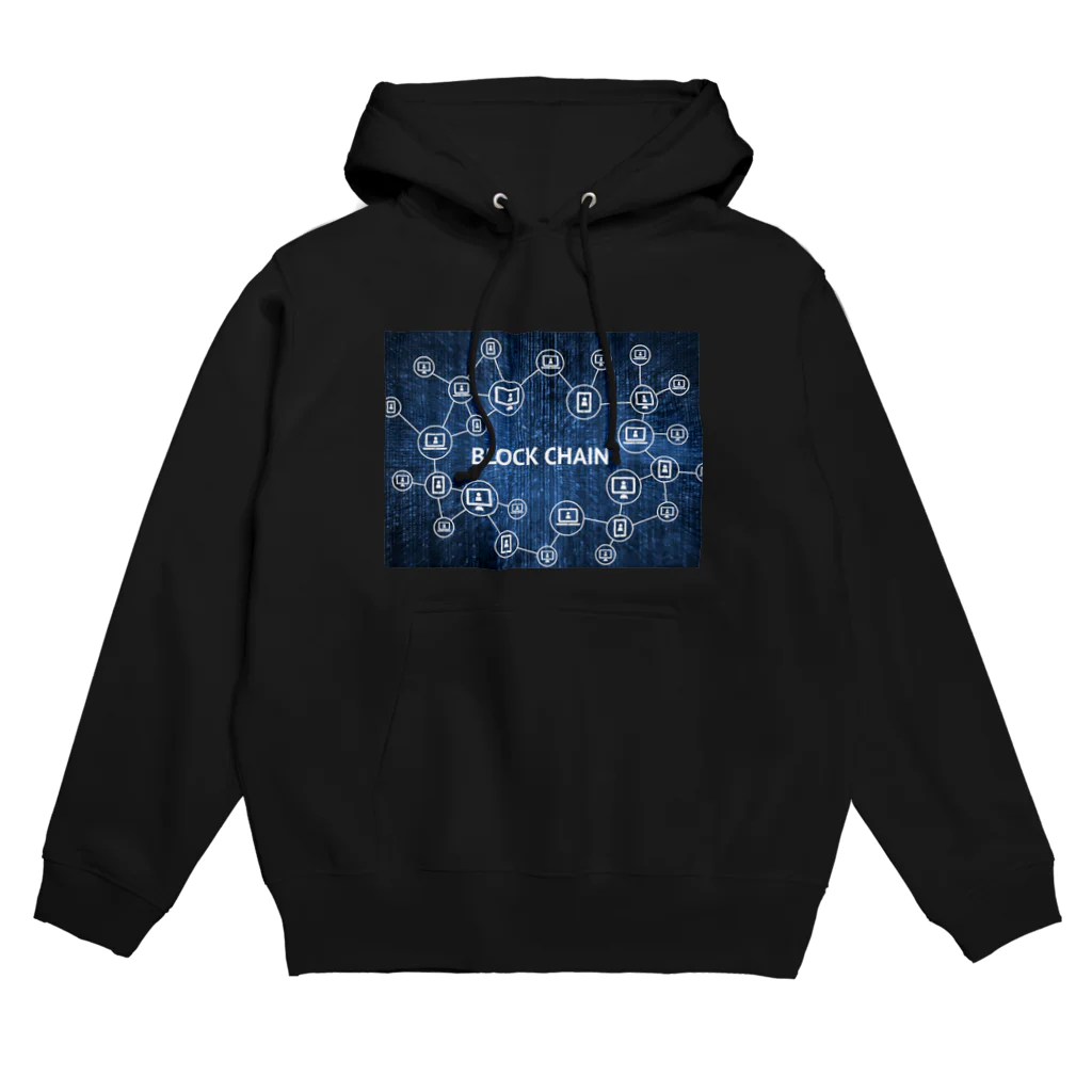 仮想通貨グッズショップのブロックチェーン Hoodie